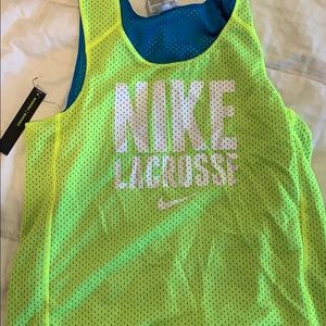 A lacrosse pinnie, or workout shirt.